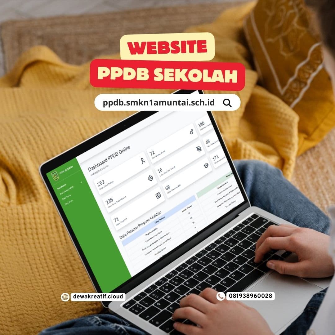 Website SPMB Sekolah - SMK Negeri 1 Amuntai