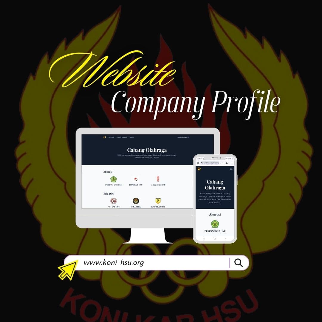 Website Profil Lembaga - KONI HSU