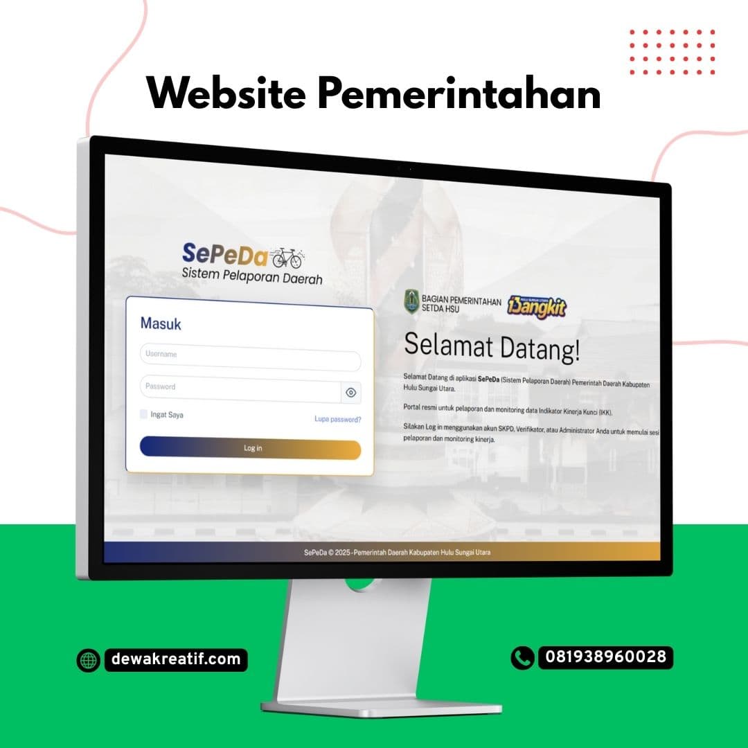 Website Pemerintahan - Setda Kabupaten HSU